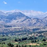 Mountains along the E90 highway