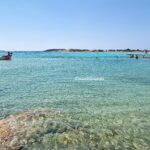 The turquoise waters of the Elafonissi Beach