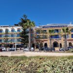 Modern hotels along the Essaouira Beachfront