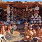 Pottery Pop Up on the highway to the Atlas Mountains