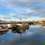 Belfast Harbour with the Titanic Building in the background