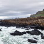 Giants Causeway with tiny humans
