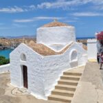 A picturesque church inside Lindos village