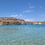 Crystal clear waters of Lindos Bay