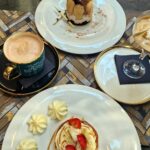 Dessert spread at Zebrano Cafe Rhodes Old Town